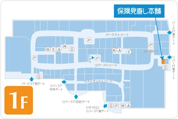 保険見直し本舗 ちはら台ユニモ店フロアマップ
