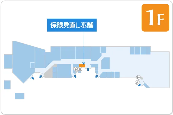 保険見直し本舗 マルナカ新倉敷店フロアマップ