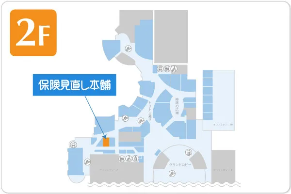 保険見直し本舗 晴海トリトン店フロアマップ
