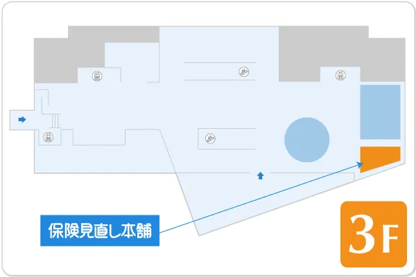 保険見直し本舗 枚方T-SITE店フロアマップ