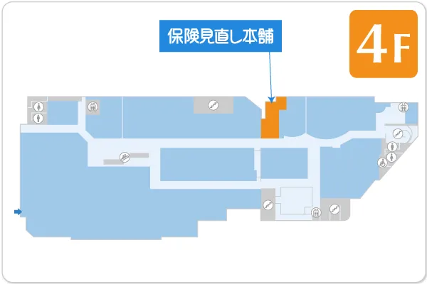 保険見直し本舗 西友浦安店フロアマップ