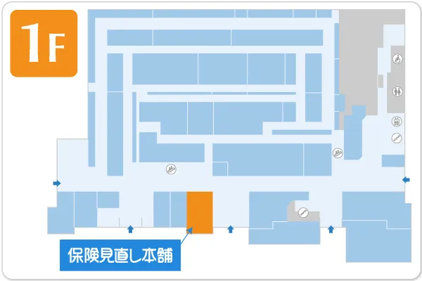 保険見直し本舗 MEGAドン・キホーテUNY岐阜店フロアマップ