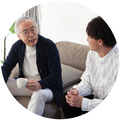 子供あり 保険相談/保険見直し 終身保険 更新型／夫：70歳　妻：50歳　息子：19歳