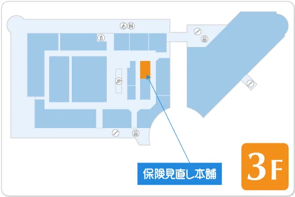 保険見直し本舗 アル・プラザ高槻店フロアマップ