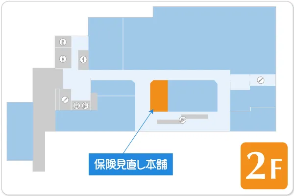 保険見直し本舗 SOCOLA塚口クロス店フロアマップ