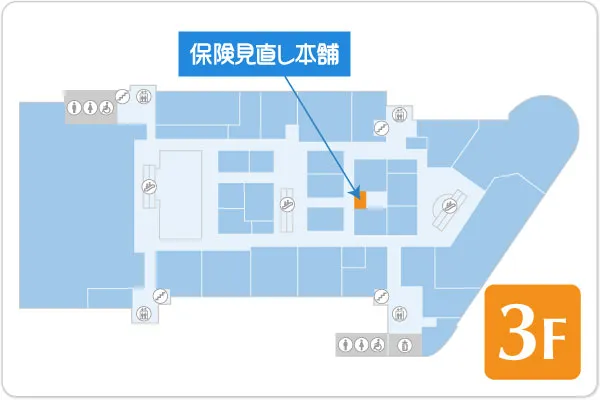保険見直し本舗 グランツリー武蔵小杉店フロアマップ