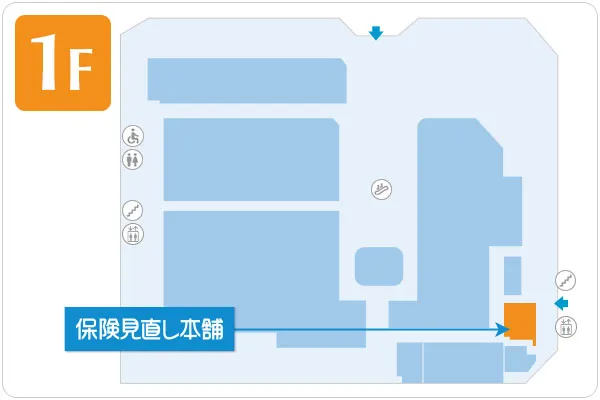 保険見直し本舗 シーナシーナ琴似店フロアマップ