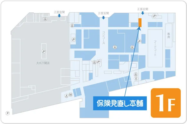 シーモール下関店フロアマップ